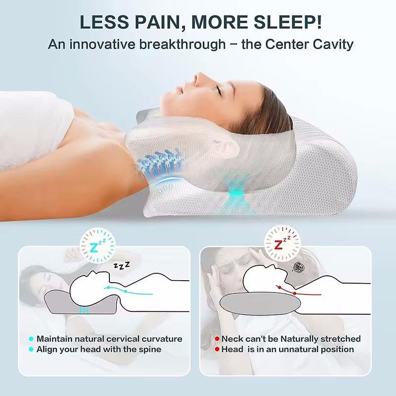 ComfortCradle Ergonomic Sleep Pillow - The Sokai Store