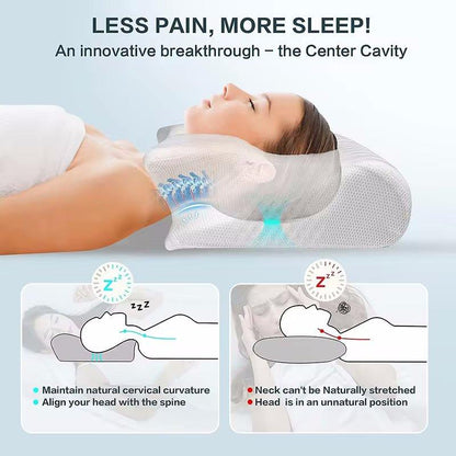 ComfortCradle Ergonomic Sleep Pillow - The Sokai Store